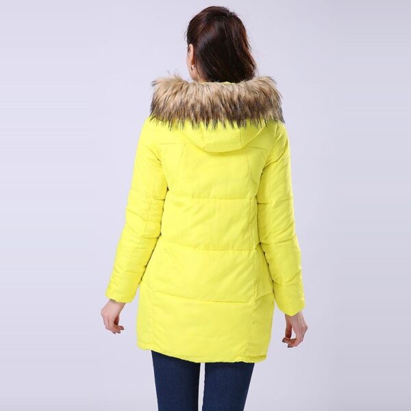 Coat Jacket Hooded Winter Jacket Women parkas 2020 New women's jacket fur collar Outerwear Female plus Size Winter coats 5XL