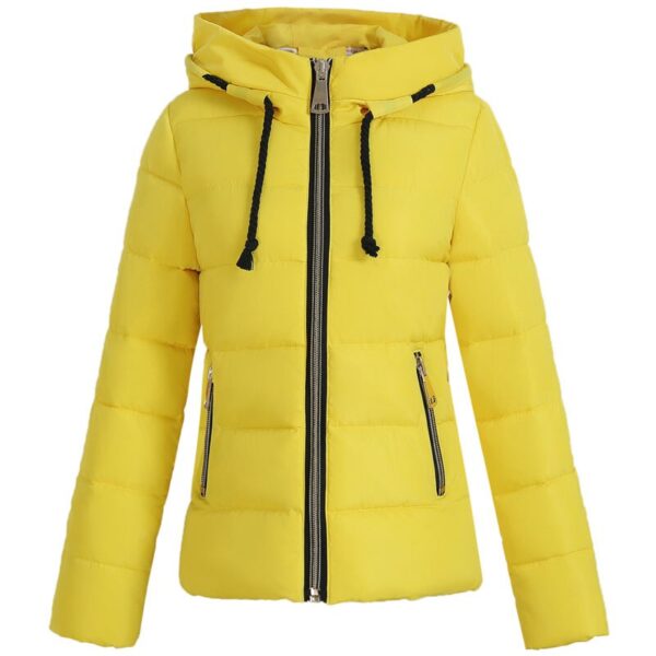 2020 Winter Jacket women Plus Size Womens Parkas Warm Outerwear solid hooded Coats Short Female Slim Cotton padded Casual tops