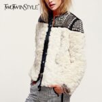 TWOTWINSTYLE-Fleece-Rivet-Coat-For-Women-Faux-Fur-Patchwork-Long-Sleeve-Thick-Cardigan-Female-2020-Winter-Harajuku-New-Clothing