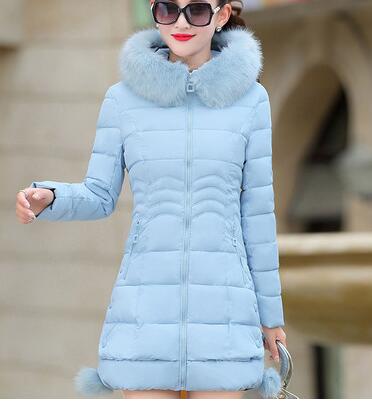 2020 Faux Fur Parkas Women Down Jacket Plus Size Womens Parkas Thicken Outerwear hooded Winter Coat Female Jacket Cotton padded