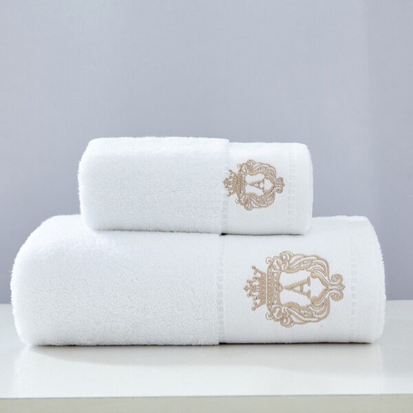 2020 High-grade 100% cotton Towel set bathtowel + facetowel set soft bath face towel handtowel Bathroom towel sets