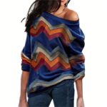Aachoae-Women-Blouses-Off-Shoulder-Tops-Striped-Print-Pullover-Jumper-Casual-Knitted-Top-Long-Sleeve-Blouse-Shirt-Camiseta-Mujer