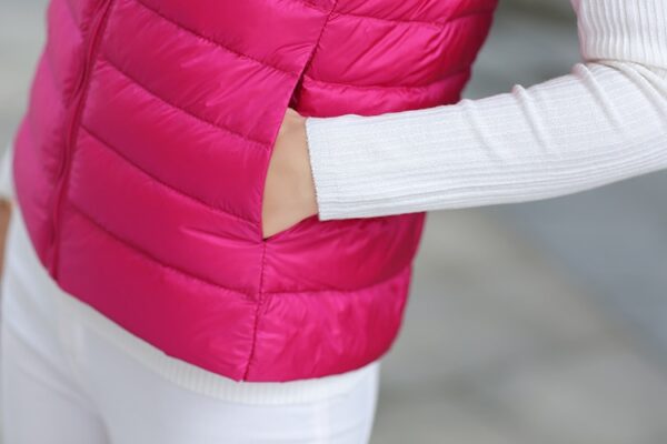 HOT!Winter Women 90% White Duck Down Vest Women's Ultra Light Duck Down Vest Jacket Autumn Winter Sleeveless Coat
