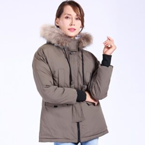 2020 New High Quality Raccoon Fur Winter Jacket Women Plus Size Casual Bio fluff Thick Parka Hooded Warm Winter Coats Outerwear