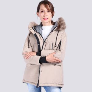 2020 New High Quality Raccoon Fur Winter Jacket Women Plus Size Casual Bio fluff Thick Parka Hooded Warm Winter Coats Outerwear