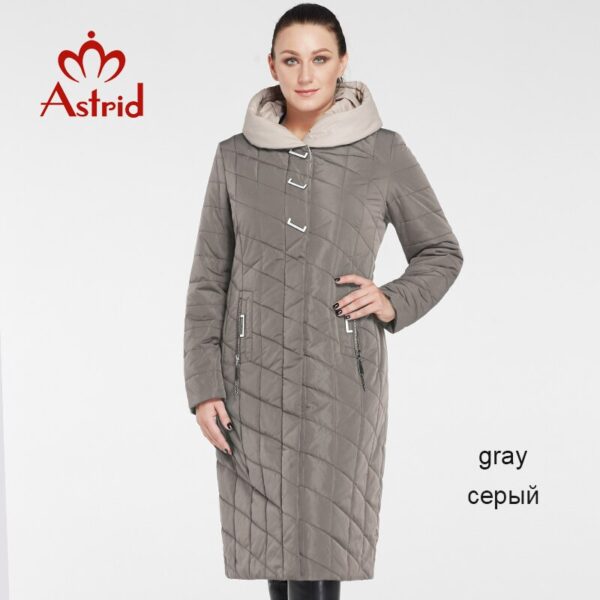 New winter women jacket coat cotton Large size coat Slim solid color warm hooded zipper winter lady jacket AM-2674