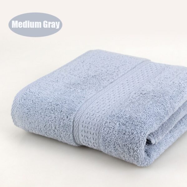 Pure Cotton Super Absorbent Large Towel Bath Towel 70*140 Thick Soft Bathroom Towels Comfortable Beach Towels 15 Colors