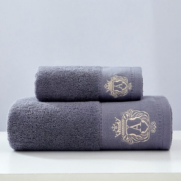 2020 High-grade 100% cotton Towel set bathtowel + facetowel set soft bath face towel handtowel Bathroom towel sets