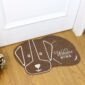 38*58cm Head Right Cat Shape Floor Mat dog Anti-slip Floor Kitchen Carpet Rugs Tatami Toilet Tapete Rug Porch Doormat CC-002