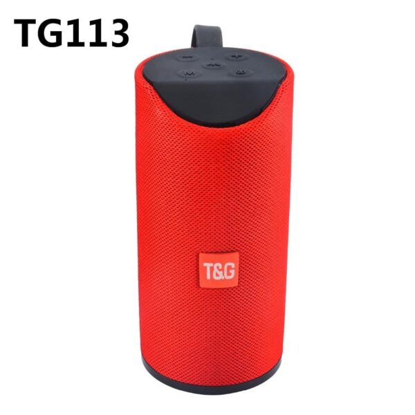 Portable Bluetooth Speaker Wireless Bass Column Waterproof Outdoor USB Speakers Support AUX TF Subwoofer Loudspeaker TG117