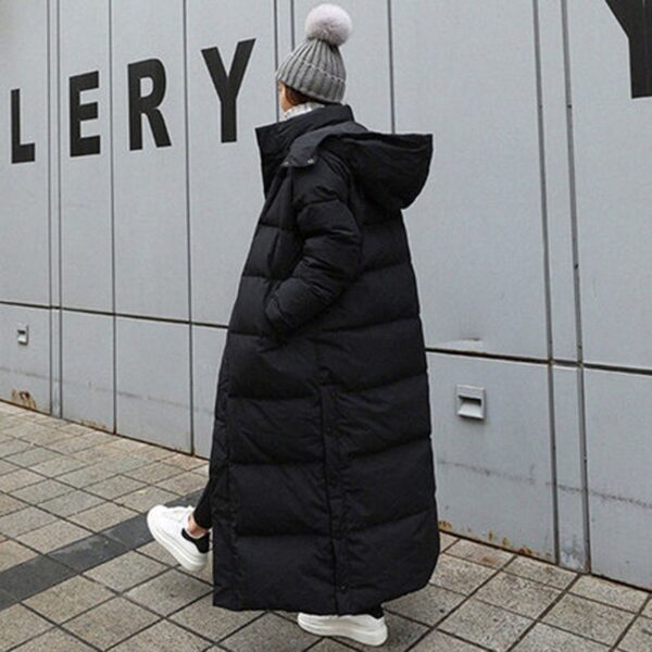 Parka Coat Extra Maxi Long Winter Jacket Women Hooded Big Plus Size Female Lady Windbreaker Overcoat Outwear Clothing Quilted 30