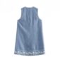 Aachoae Embroidery Dress Women O Neck Vitnage Mini Casual Dresses 2020 Summer Sleeveless Loose Short Dress Vestidos Mujer