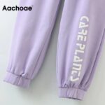 Aachoae-Sport-Wear-Mesh-Patchwork-Jogger-Pants-Women-Fashion-High-Waist-Long-Sweatpants-Ladies-Letter-Print-Purple-Trousers