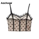 Aachoae-Summer-Sexy-Spaghetti-Strap-Dot-Tank-Tops-Women-High-Street-Mesh-Cropped-Camis-Backless-Party-Holiday-Short-Camisole