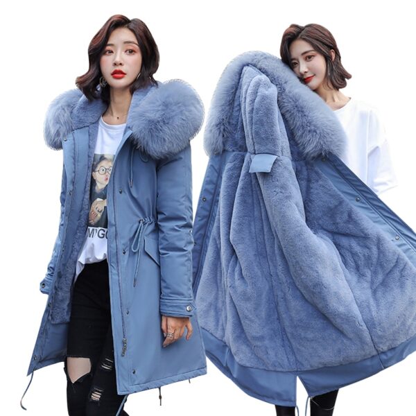 winter parkas & Jacket 2020 New winter -30 degree women jacket Parkas hooded fur collar thick section warm winter women jackets