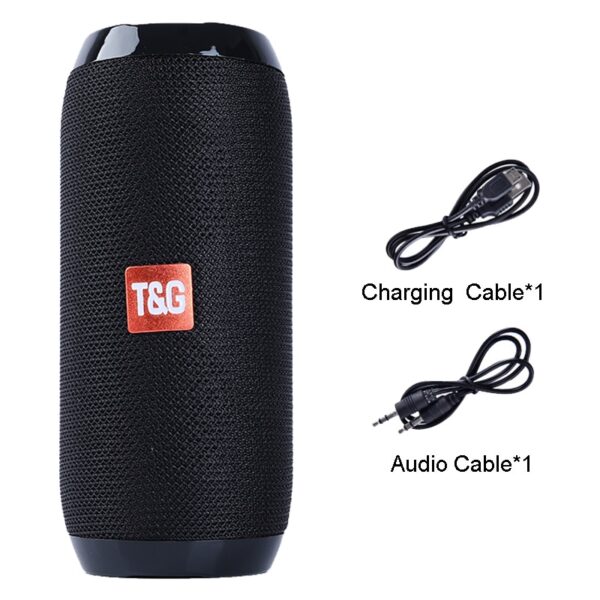 Portable Bluetooth Speaker 20w Wireless Bass Column Waterproof Outdoor USB Speakers Support AUX TF Subwoofer Loudspeaker TG117