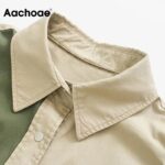 Aachoae-2020-Autumn-Women-Shirt-Jakcet-Coat-Boyfriend-Patchwork-Jacket-Loose-Long-Sleeve-Cotton-Coat-Ladies-Streetwear-Tops