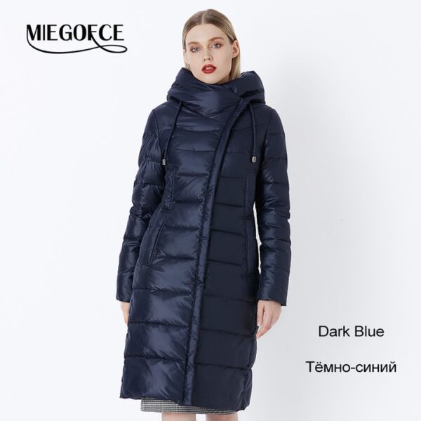 MIEGOFCE 2020 Coat Jacket Winter Women's Hooded Warm Parkas Bio Fluff Parka Coat Hight Quality Female New Winter Collection Hot