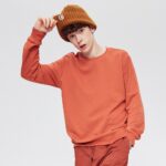 Metersbonwe-Autumn-And-Winter-new-comfort-Sweatshirt-men-Thick-Knit-pullover-Solid-color-couple-Hoodies