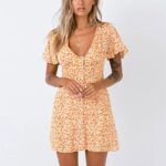 Aachoae-Summer-Floral-Print-Vintage-Mini-Dress-Women-Deep-V-Neck-Boho-Beach-Dresses-Female-Short-Sleeve-Casual-Button-Dress