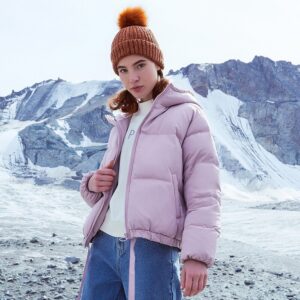 Metersbonwe New Down Jacket Women Winter Warm 80% White Duck Down Loose Female Short Coat Comfortable outdoor Down coat