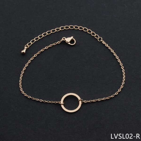 New Fashion Bracelets for Women or Men Bead Round O Charms Women's Bracelet Engagement Gifts LVSL02