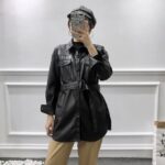 Aachoae-Pu-Leather-Coat-Women-Spring-Single-Breasted-Long-Sleeve-Solid-Coat-With-Belt-Vintage-Pocket-Buttons-Outwear-Ladies-Tops