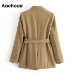 Aachoae-Women-Office-Wear-Khaki-Blazer-With-Belt-2020-Double-Breasted-Vintage-Jacket-Coat-Solid-Long-Sleeve-Elegant-Blazers