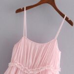 Aachoae-Sexy-Spaghetti-Strap-Mini-Dress-Women-Summer-Mesh-Patchwork-Holiday-Beach-Dress-Pink-Backless-Party-Pleated-Dress