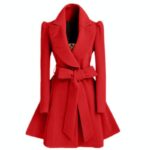 Korean-women’s-woolen-windbreaker-Overcoat-jacket-coats-Red-XL-autumn-and-winter-long-windbreaker-Overcoat-fashion-coat-jacket