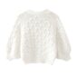 Aachoae Solid Casual Knitted Sweater Women Batwing Long Sleeve Cardigan Sweaters Outerwear Warm Soft White Tops Rebeca Mujer