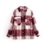 Aachoae-Plaid-Women-Fashion-Jacket-Spring-Turn-Down-Collar-Casual-Coat-Outwear-Female-Batwing-Long-Sleeve-Lady-Tops-Ropa-Mujer