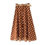 Aachoae-2020-Summer-Women-Polka-Dot-Print-Skirt-With-Belt-Button-High-Waist-Loose-Midi-Skirt-Female-Beach-Skirts-Lady-Jupe-Femme