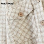 Aachoae-Fashion-Plaid-Tweed-Shirt-Jacket-Women-Vintage-Long-Sleeve-Pockets-Outerwear-Tops-Loose-Irregular-Hem-Jakcet-Coat