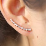 New-Arrival-best-friends-925-sterling-silver-sweep-cz-long-wire-thread-ear-climber-women-Climber-925-silver-earring