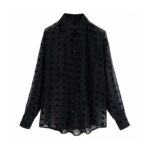 Aachoae-Polka-Dot-Embroidery-Chiffon-Blouse-Women-Long-Sleeve-See-Through-Shirt-Fashion-Turn-Down-Collar-Black-Casual-Blouses