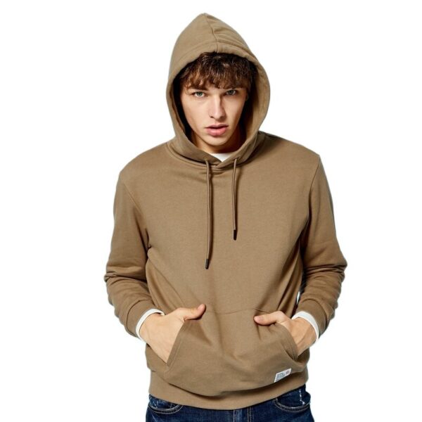 SEMIR Thermal Hooded Sweatshirt for Men Pullover Hoodie Sport Sweatshirt with Kangaroo Pocket and Drawsring Hood for Autumn