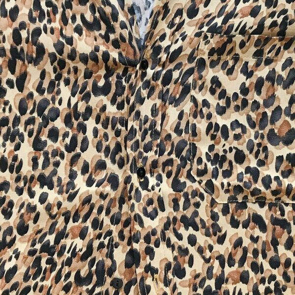 Aachoae Sexy Leopard Print Blouse Women Long Sleeve Loose Blouses 2020 Casual Turn Down Collar Shirt Tunic Tops Blusas Mujer