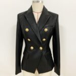 Newest-Fall-Winter-2020-Designer-Blazer-Jacket-Women’s-Lion-Metal-Buttons-Double-Breasted-Synthetic-Leather-Blazer-Overcoat