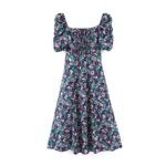 Aachoae-Women-A-Line-Long-Dresses-Summer-2020-Boho-Floral-Print-Holiday-Casual-Dress-Puff-Short-Sleeve-Split-Elegant-Dress
