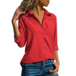 Aachoae-Women-Tops-Blouses-2020-Spring-Pure-Long-Sleeve-Blouse-Shirt-Turn-Down-Collar-Chiffon-Blouse-Office-Shirts-Blusas-Camisa