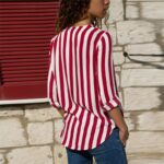 Aachoae-Women-Striped-Blouse-Shirt-Long-Sleeve-V-neck-Shirts-Casual-Tops-Blouse-et-Chemisier-Femme-Blusas-Mujer-de-Moda-2020