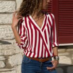 Aachoae-Women-Striped-Blouse-Shirt-Long-Sleeve-V-neck-Shirts-Casual-Tops-Blouse-et-Chemisier-Femme-Blusas-Mujer-de-Moda-2020