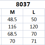 8037尺寸表